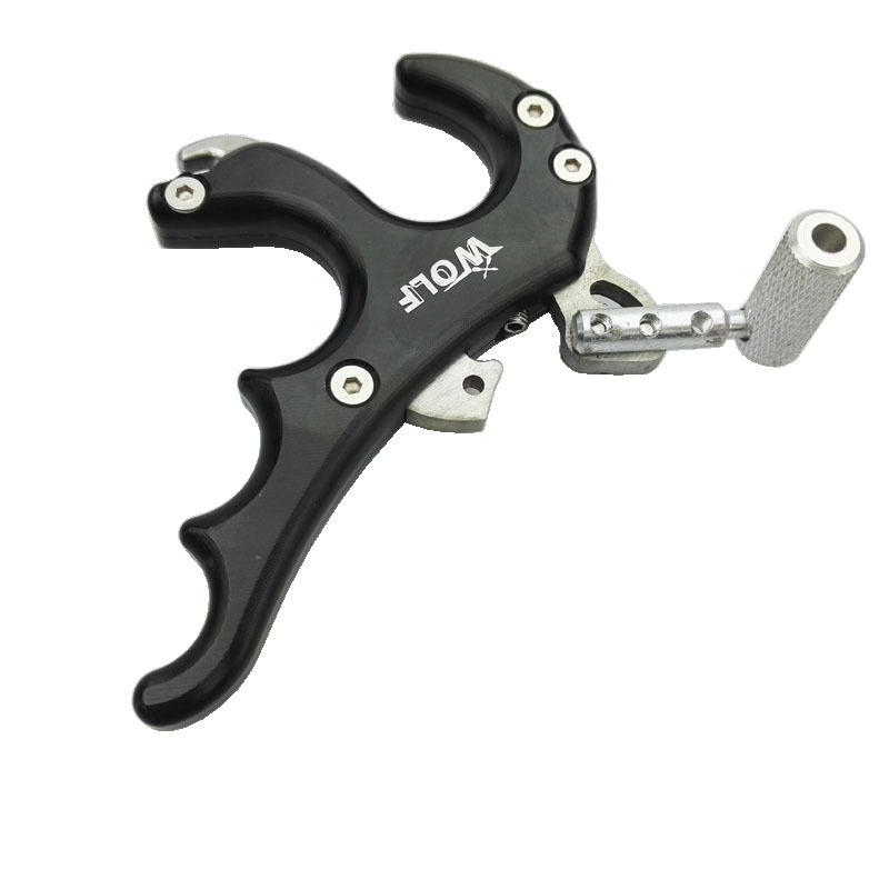 Bow and Arrow Accessories: Cam Bow Four-Finger Grip Metal Release Aid for Precision Shooting - Image 7
