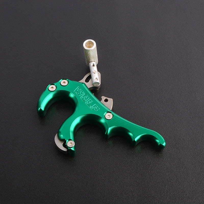 Bow and Arrow Accessories: Cam Bow Four-Finger Grip Metal Release Aid for Precision Shooting - Image 10