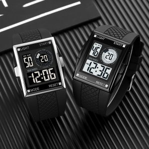 Waterproof Multi-Function Luminous Sports Watch with Timing Feature