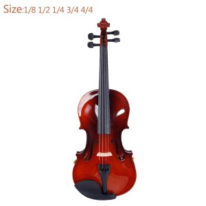 Premium Solid Wood Violin - Exceptional Sound Quality & Craftsmanship