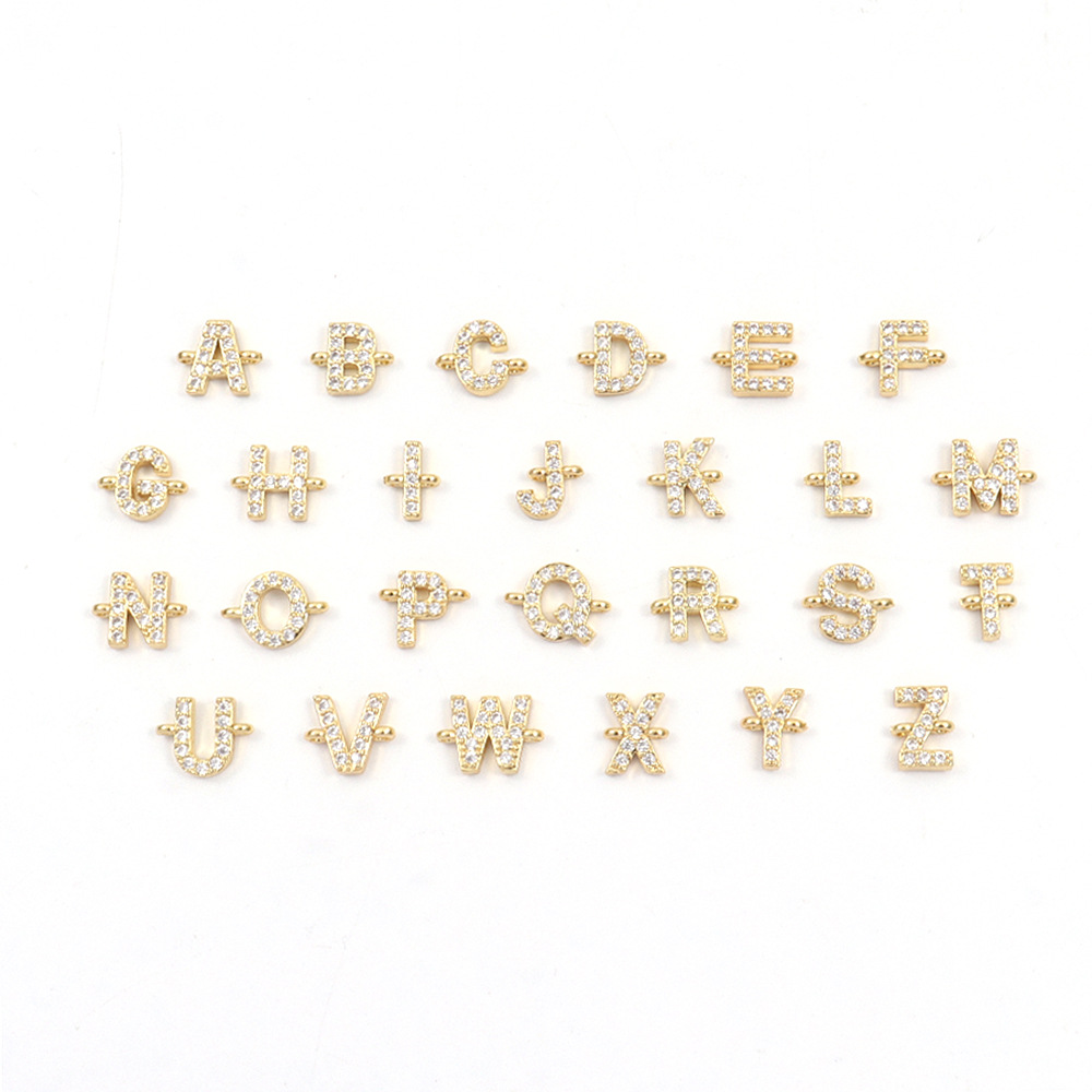 Adjustable Carrying Strap with Copper Micro Inlaid Zircon - 26 Letters Design - Image 3