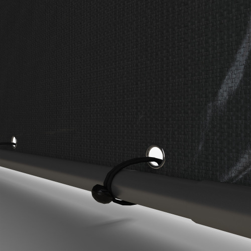 Outsunny 2.2 X 1.6 M Outdoor Storage Tent with Accessories - Dark Grey Color - Image 2