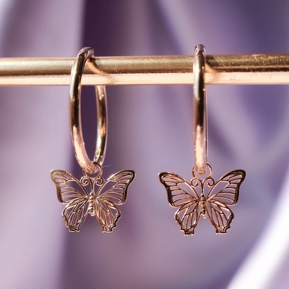 Elegant Butterfly Earrings - Stunning Jewelry for Every Occasion - Image 3