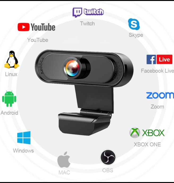 1080P2K HD USB Webcam for Video Conferences - Drive-Free Computer Use - Image 3