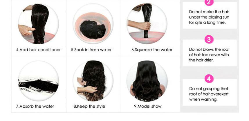 Brazilian Water Wave Headband Wig - Premium Human Hair for Stunning Style - Image 5
