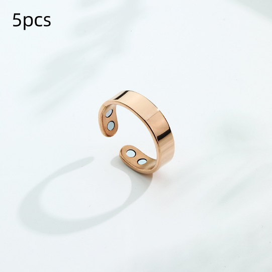 Anti Snoring Ring - Sleep Better with Acupressure Treatment & Magnetic Therapy Finger Ring for Snore Relief - Health Care Jewelry - Image 7