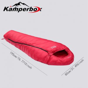Kamperbox Ultralight Winter Sleeping Bag for Camping - Compact & Warm