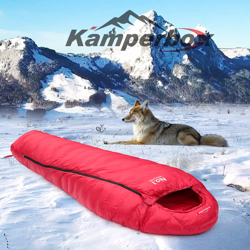 Kamperbox Ultralight Winter Sleeping Bag for Camping - Compact & Warm - Image 4