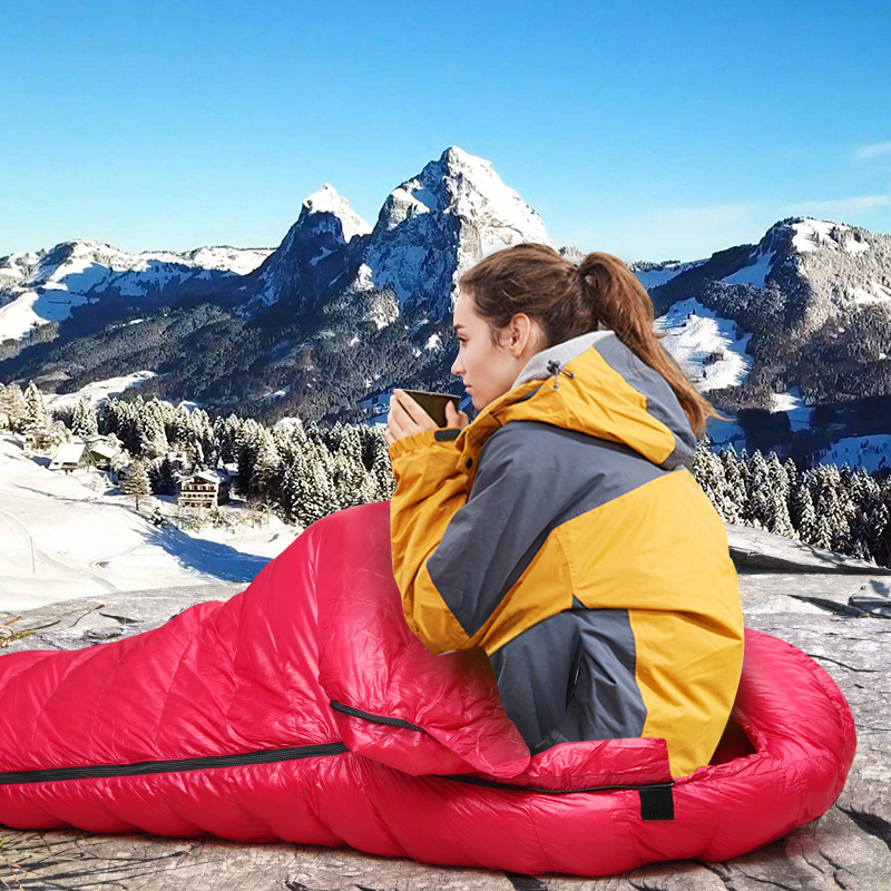 Kamperbox Ultralight Winter Sleeping Bag for Camping - Compact & Warm - Image 6