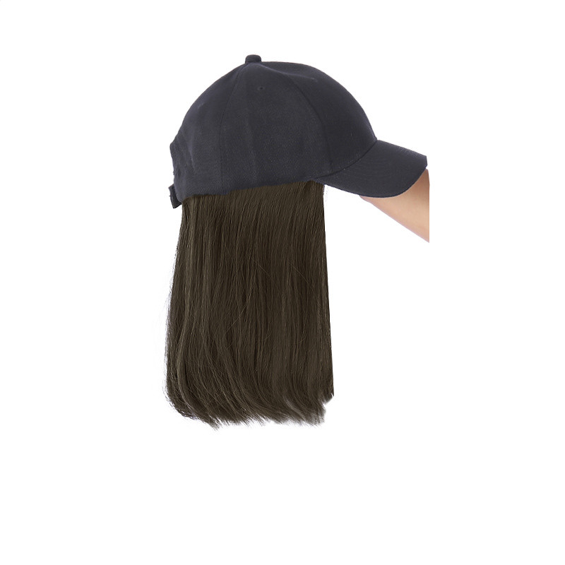 All-in-One Female Fashion Cap Hat Wig for Effortless Style