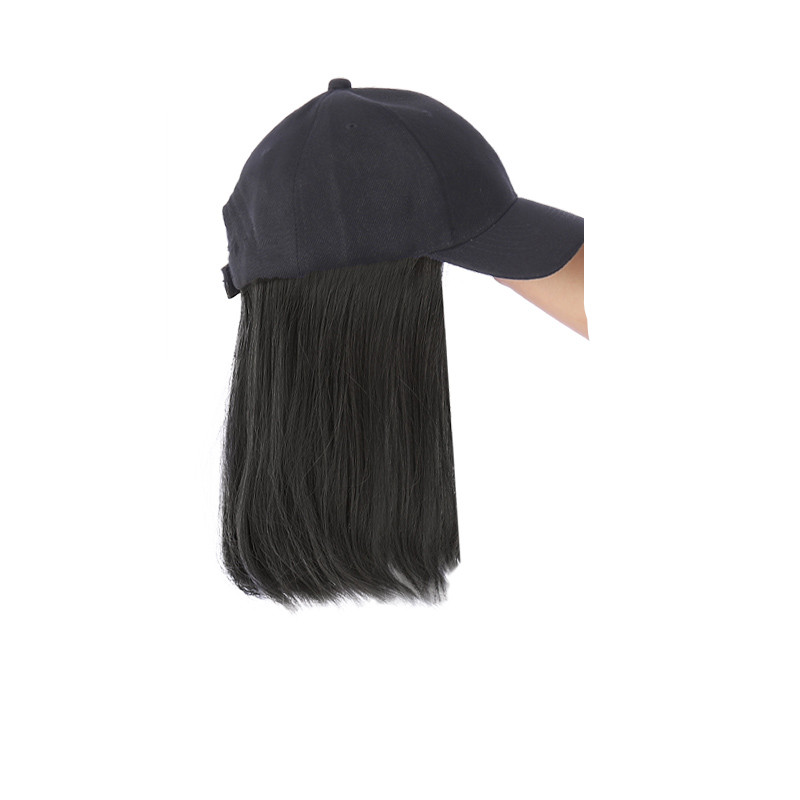 All-in-One Female Fashion Cap Hat Wig for Effortless Style - Image 3