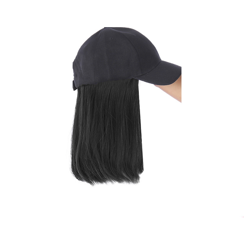 All-in-One Female Fashion Cap Hat Wig for Effortless Style - Image 4