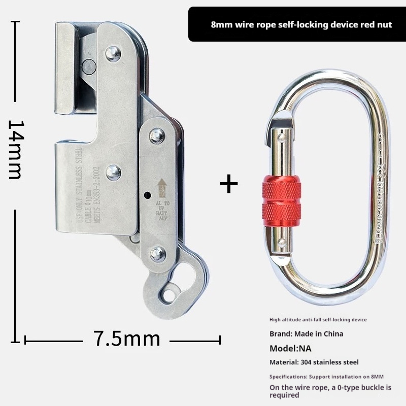 High-Altitude Wire Rope Emergency Clamp Equipment for Safety and Rescue - Image 6