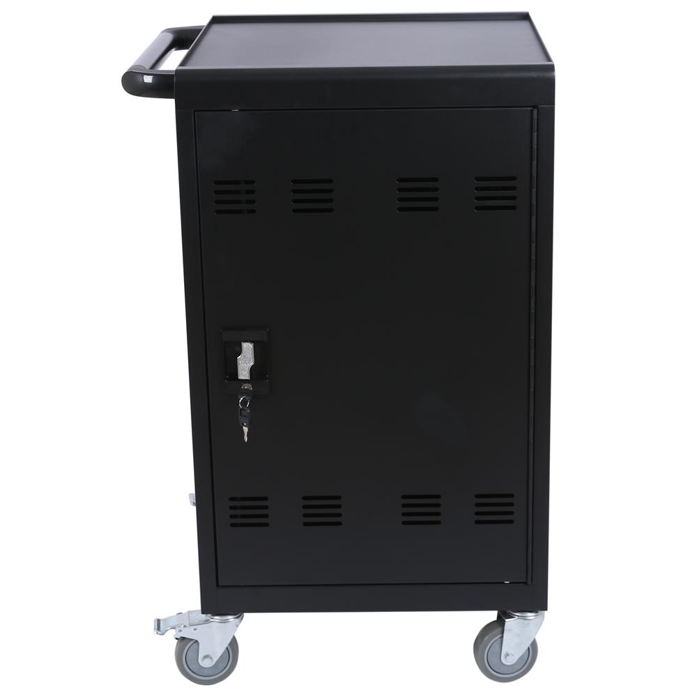 Mobile Charging Cart and Cabinet for Tablets and Laptops - Holds 32 Devices - Image 3
