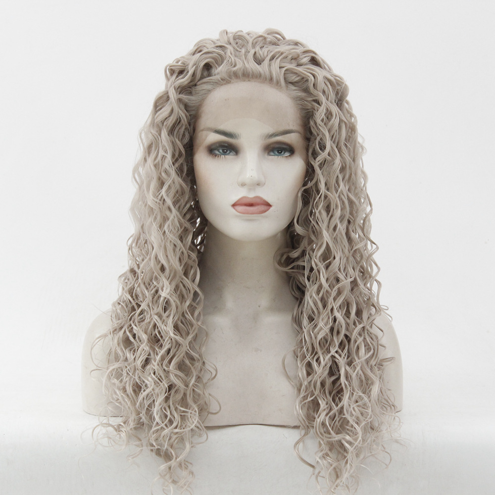 Women's Chemical Fiber Lace Front Wig for Stylish Head Covering