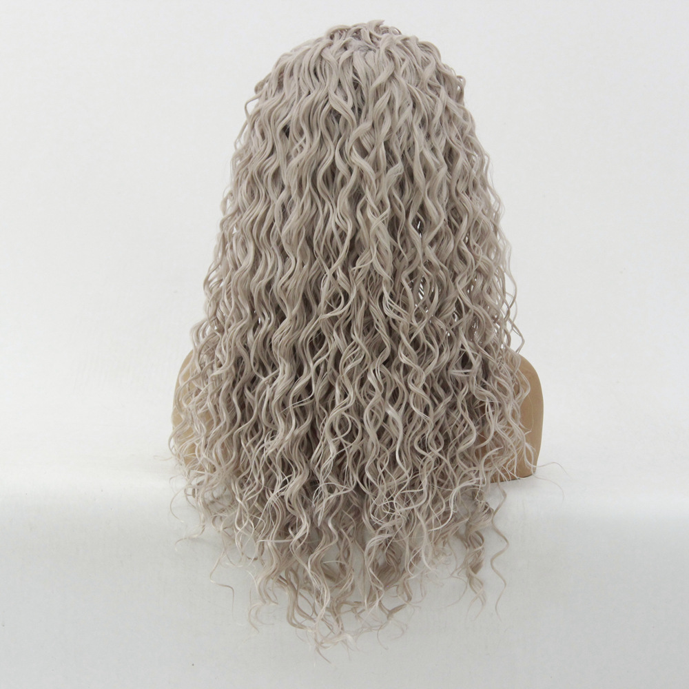 Women's Chemical Fiber Lace Front Wig for Stylish Head Covering - Image 2