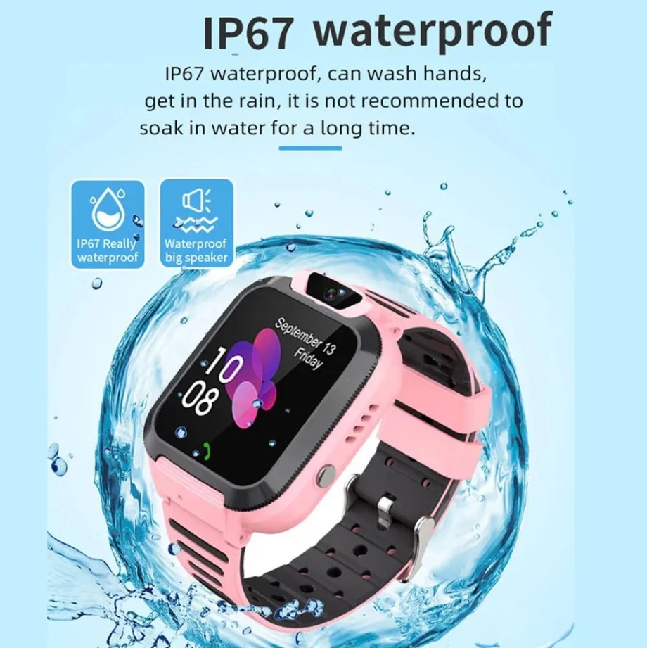 SOS Call LBS Tracker Waterproof 2G Card-inserting Camera Watch for Kids - Image 3