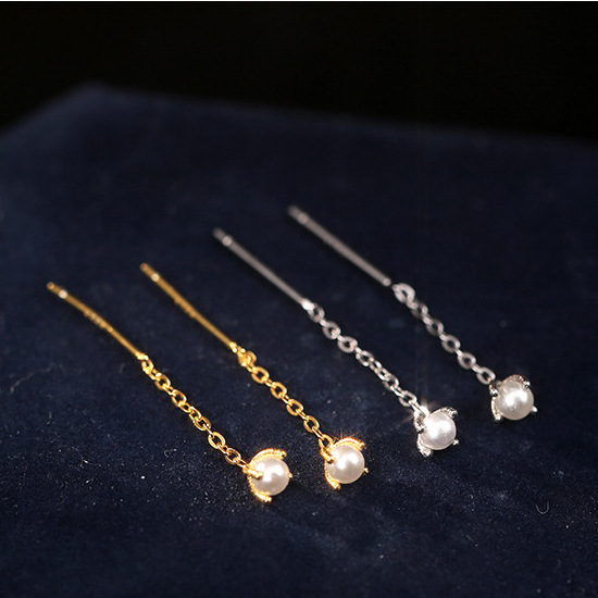 Elegant Pearl Female Stud Earrings - Unique Design for Every Occasion - Image 2