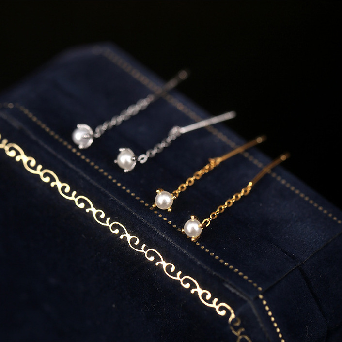 Elegant Pearl Female Stud Earrings - Unique Design for Every Occasion - Image 3