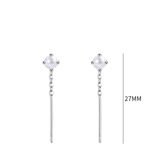 Elegant Pearl Female Stud Earrings - Unique Design for Every Occasion - Image 5