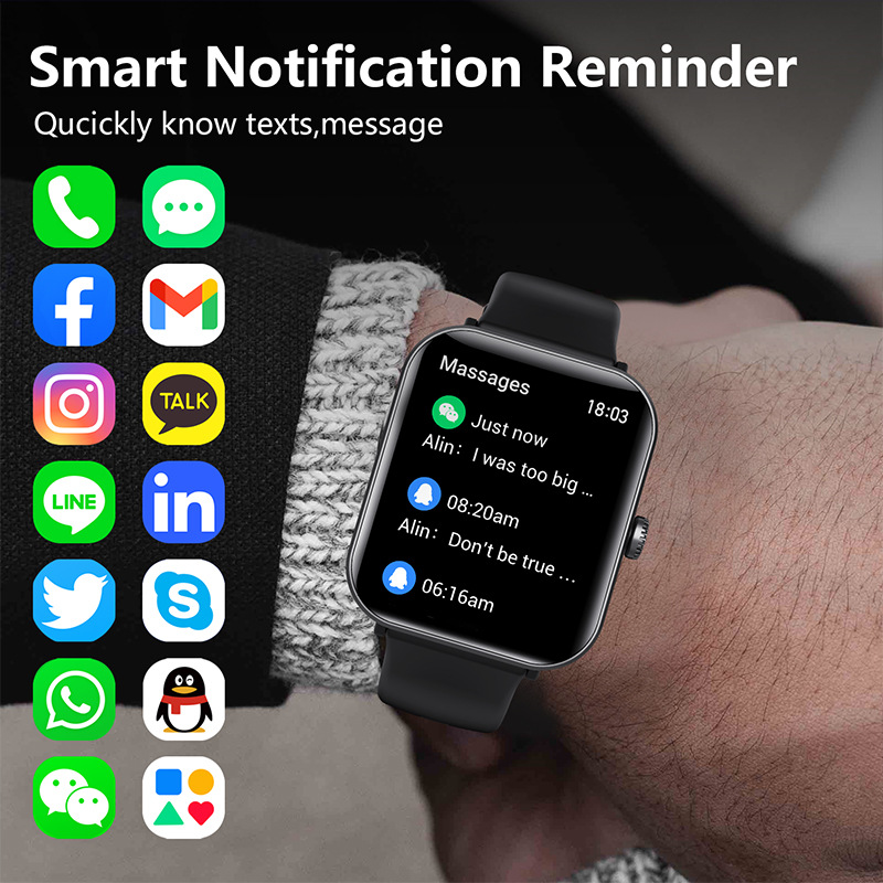 F57Pro Smart Watch with Bluetooth Calling & Advanced Health Monitoring