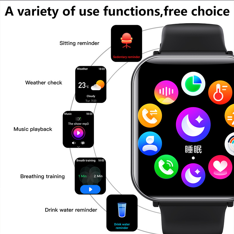 F57Pro Smart Watch with Bluetooth Calling & Advanced Health Monitoring - Image 7