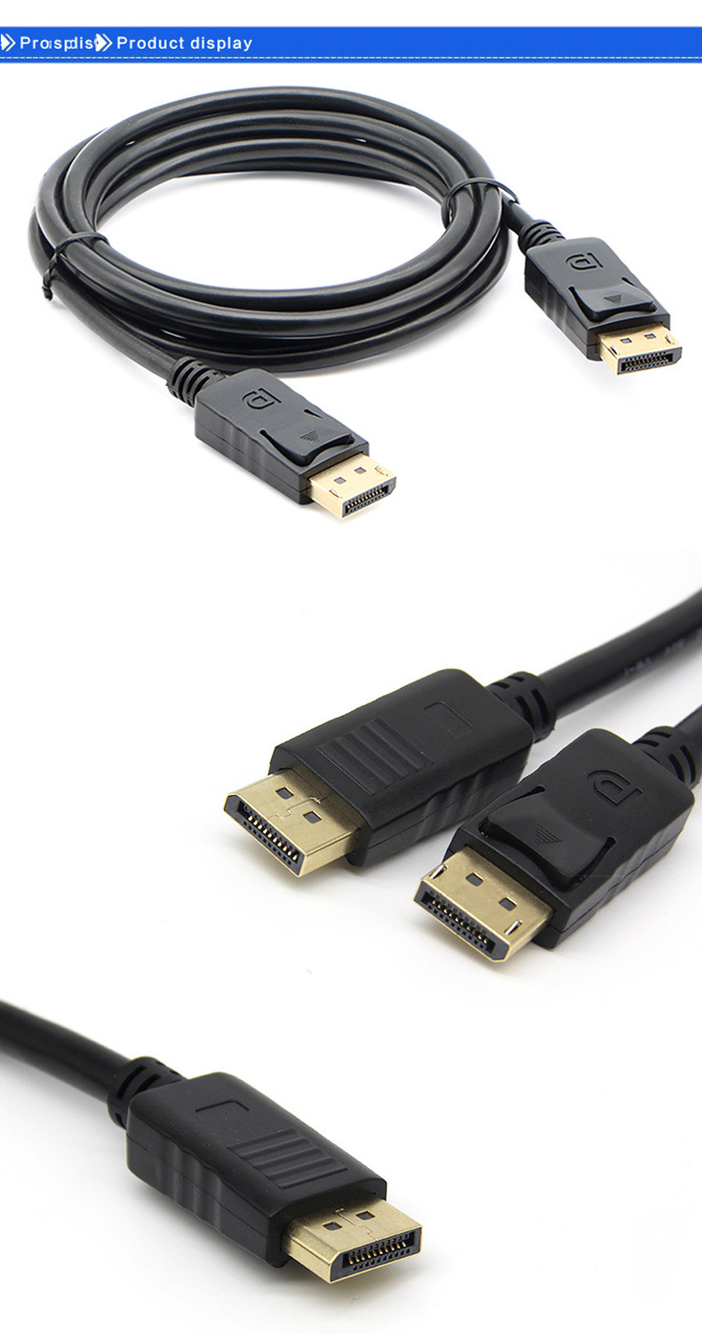 1.8m DisplayPort Male to Male Extension Cable - High-Quality DP Video Cable - Image 5