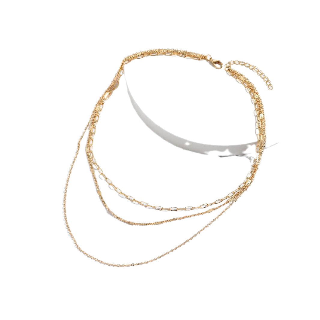 Stylish Retro Geometric Multi-layer Stacked Cross Design for Unique Fashion - Image 5