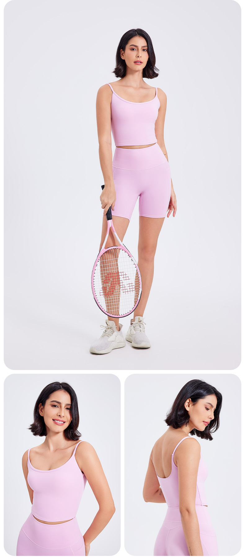 Women's Sports Yoga Bra Vest with Fixed Chest Pads for Ultimate Comfort - Image 8