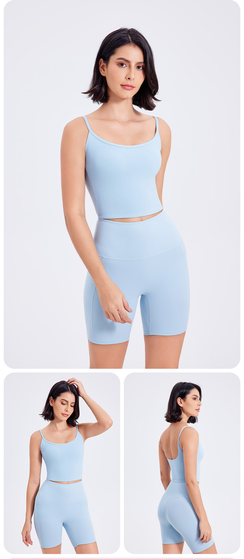 Women's Sports Yoga Bra Vest with Fixed Chest Pads for Ultimate Comfort - Image 12