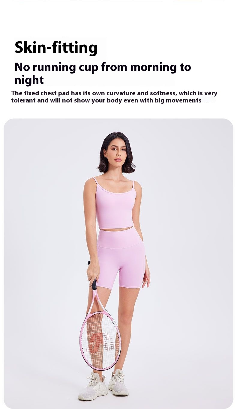 Women's Sports Yoga Bra Vest with Fixed Chest Pads for Ultimate Comfort - Image 14