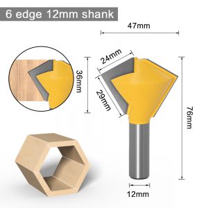 Bird's Mouth Router Bit for Precise Woodworking and Crafting Projects