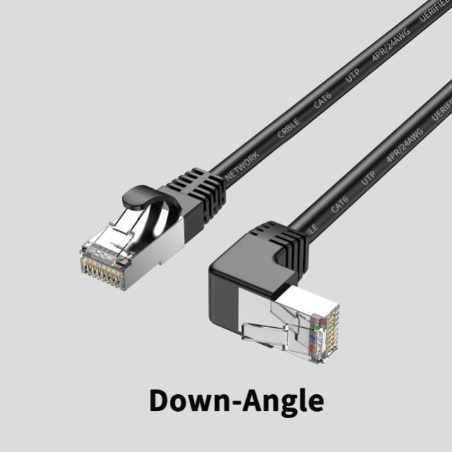 Cat6 Ethernet Cable RJ45 Right Angle UTP Network Patch Cable for Fast Connectivity - Image 20