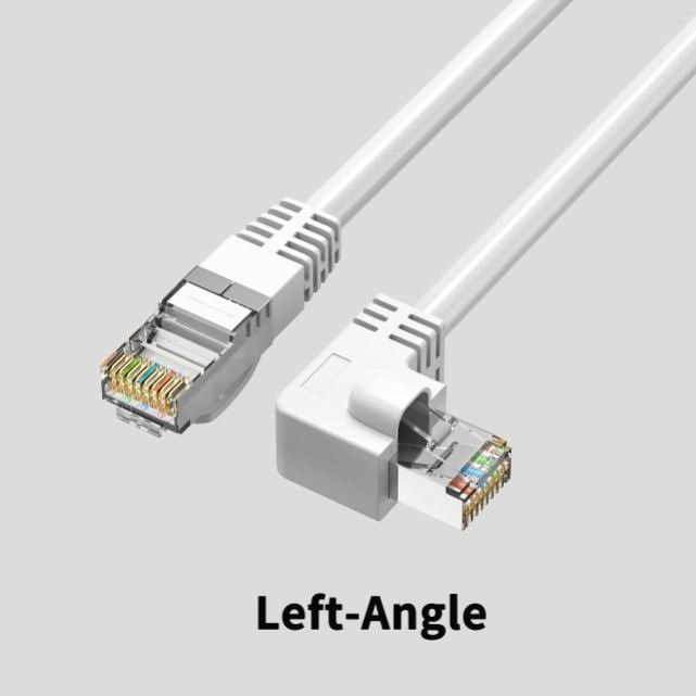 Cat6 Ethernet Cable RJ45 Right Angle UTP Network Patch Cable for Fast Connectivity - Image 23