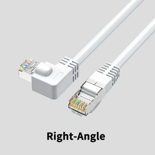 Cat6 Ethernet Cable RJ45 Right Angle UTP Network Patch Cable for Fast Connectivity - Image 36