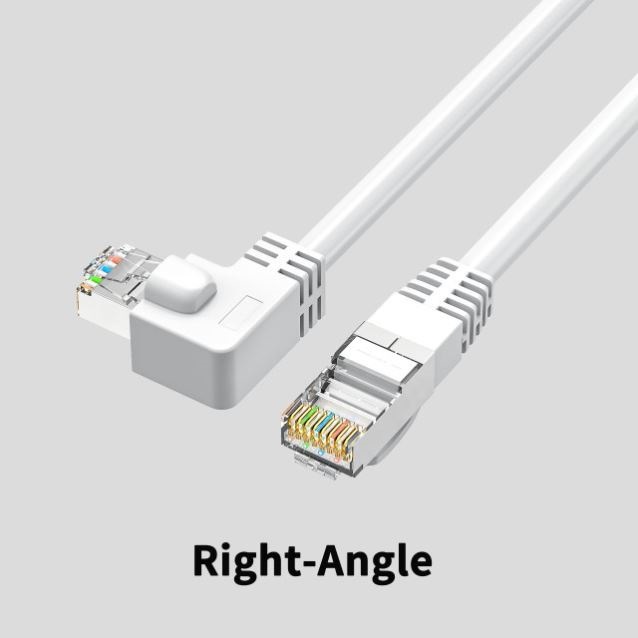 Cat6 Ethernet Cable RJ45 Right Angle UTP Network Patch Cable for Fast Connectivity - Image 37