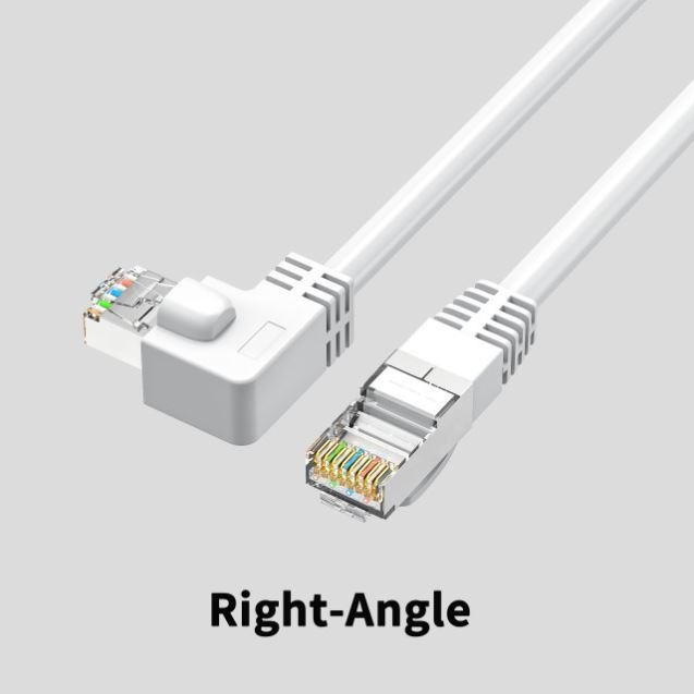 Cat6 Ethernet Cable RJ45 Right Angle UTP Network Patch Cable for Fast Connectivity - Image 40