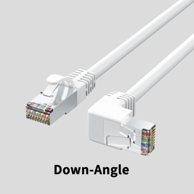 Cat6 Ethernet Cable RJ45 Right Angle UTP Network Patch Cable for Fast Connectivity - Image 45