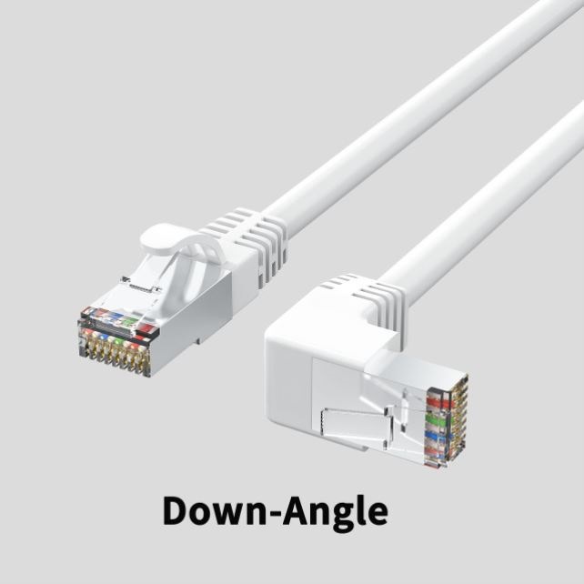 Cat6 Ethernet Cable RJ45 Right Angle UTP Network Patch Cable for Fast Connectivity - Image 47