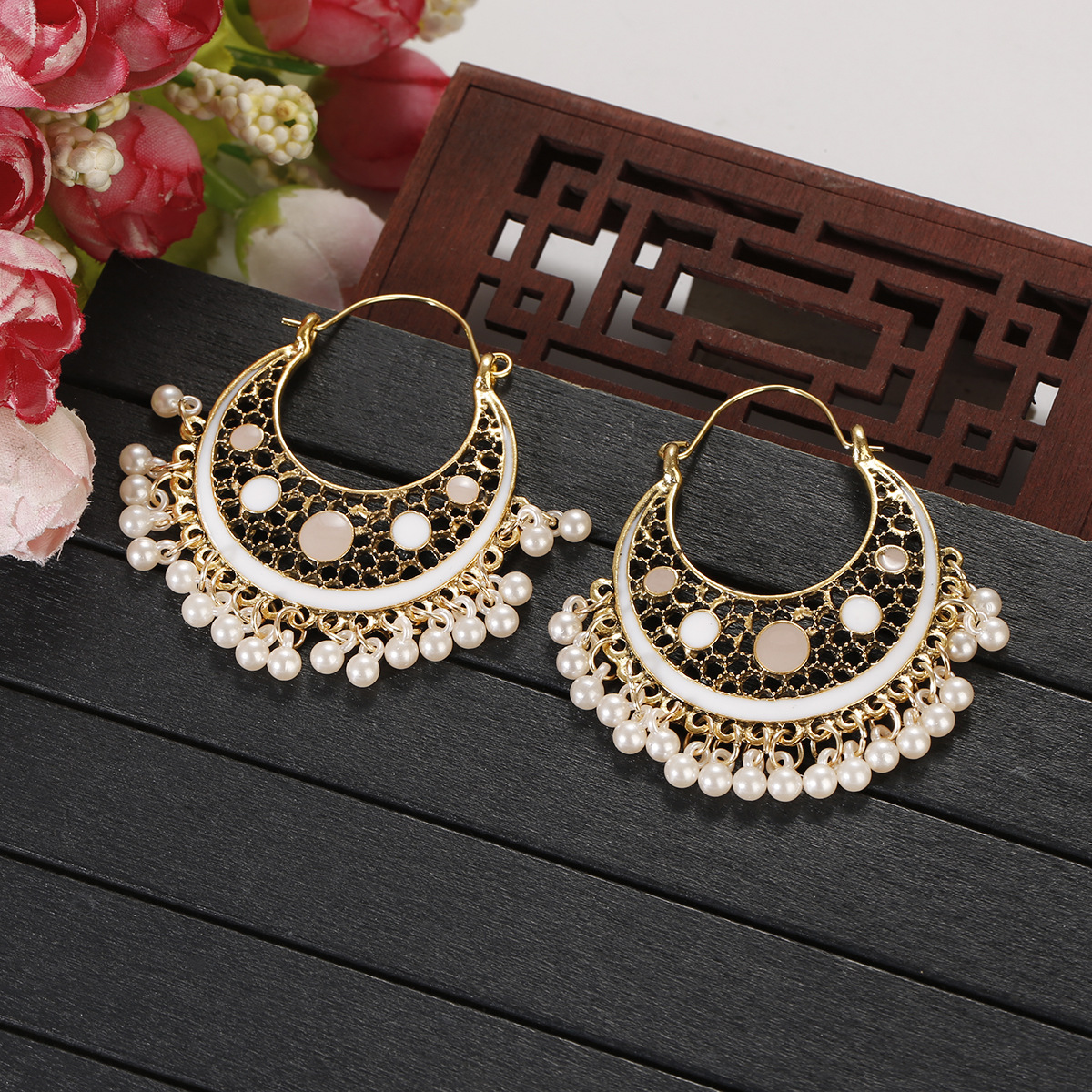 Bohemian Ethnic Retro Indian Exotic Earrings - Hong Kong Style Jewelry - Image 8