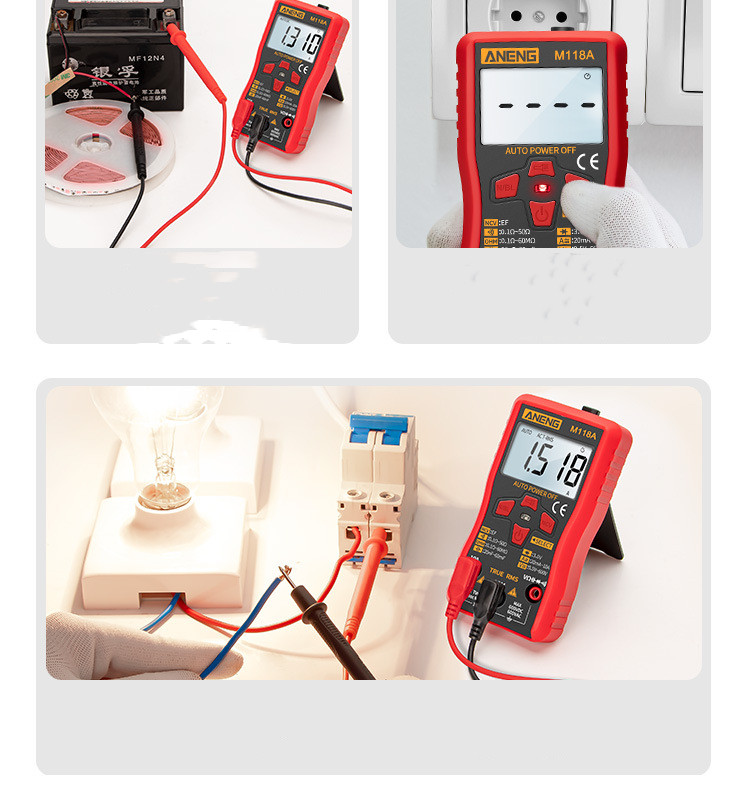 Versatile Small Electrician Tool and Measuring Meter for Professionals - Image 3