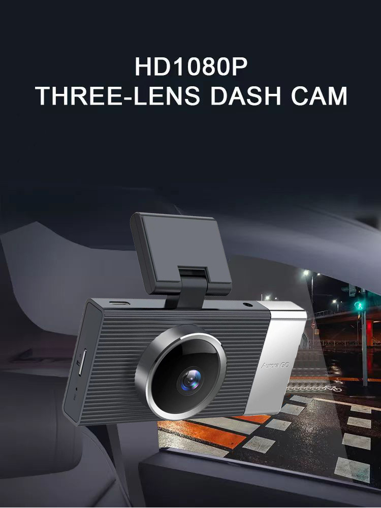 WIFI Dash Cam with Three Lenses, Mobile App Connectivity, Night Vision, and Wide Angle - Image 25