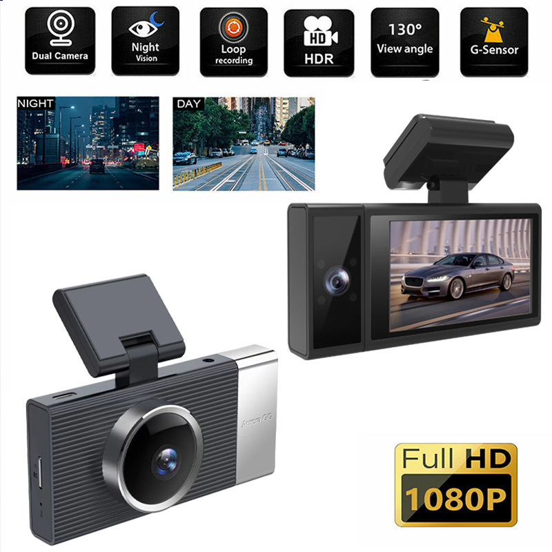 WIFI Dash Cam with Three Lenses, Mobile App Connectivity, Night Vision, and Wide Angle - Image 31