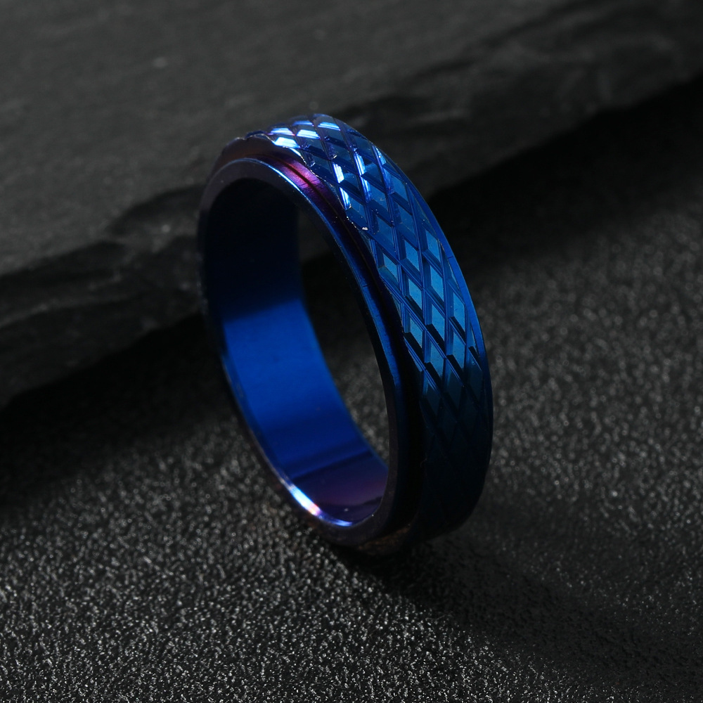 Stylish Stainless Steel Flower Mesh Ring - Elegant Ornament Piece - Image 2