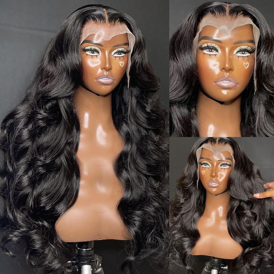 Long Black Curly Hair Former Lace Wig for Women - Elegant and Stylish - Image 2