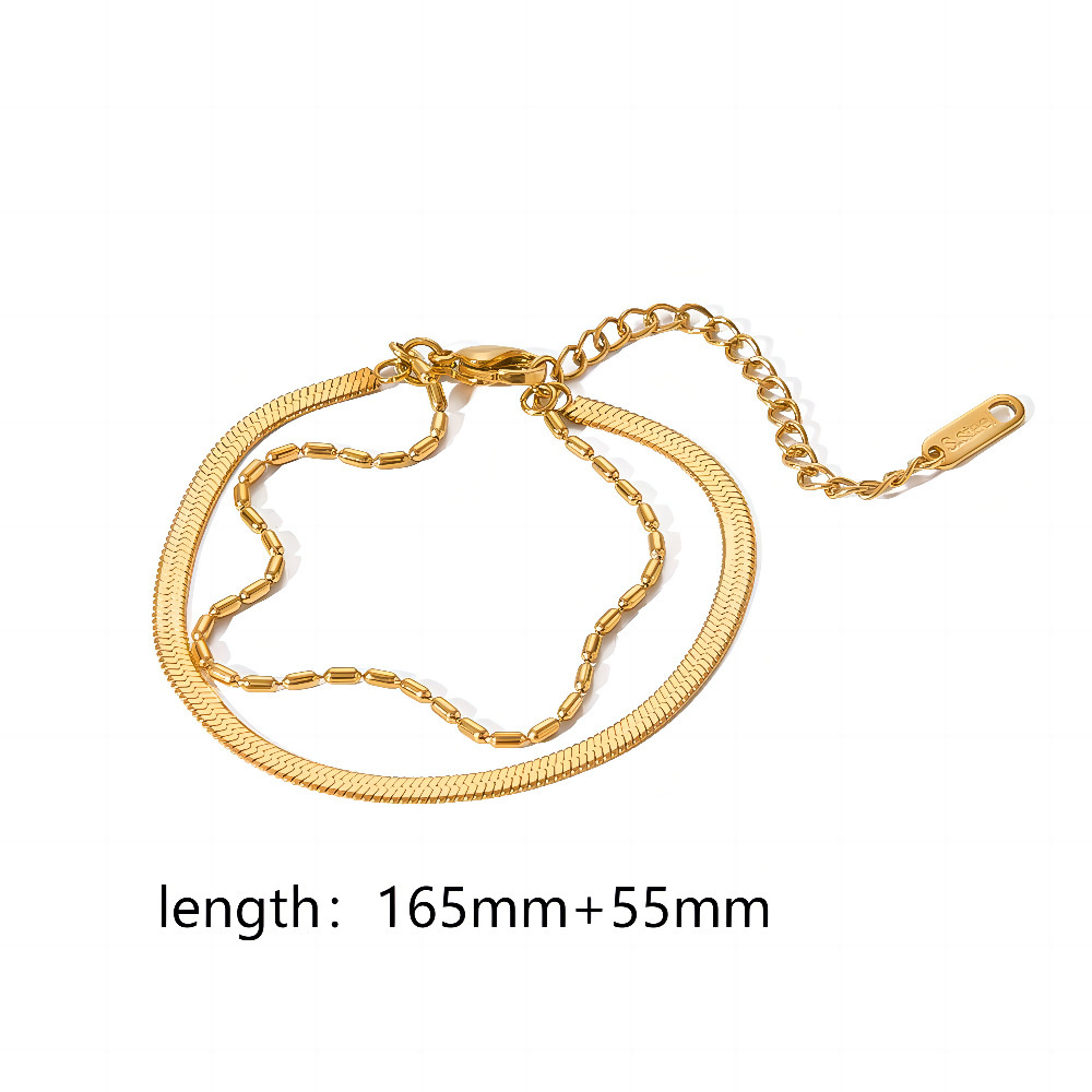 Stylish Women's Minimalist Fashion Bracelet Set for a Chic Look - Image 13