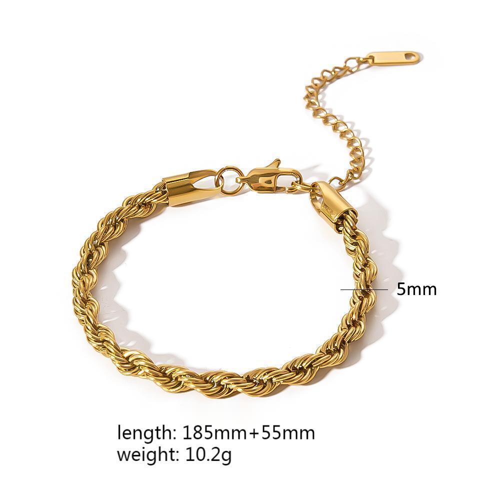 Stylish Women's Minimalist Fashion Bracelet Set for a Chic Look - Image 14