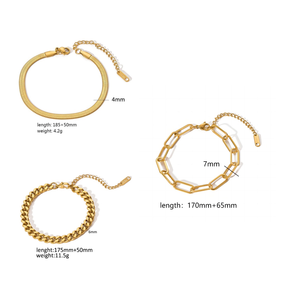 Stylish Women's Minimalist Fashion Bracelet Set for a Chic Look - Image 16