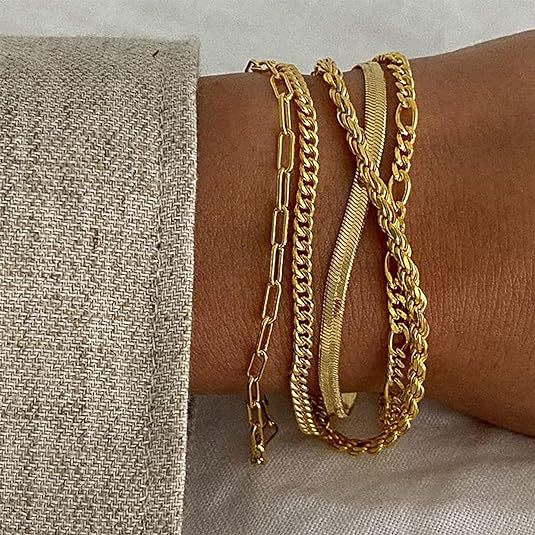 Stylish Women's Minimalist Fashion Bracelet Set for a Chic Look - Image 18