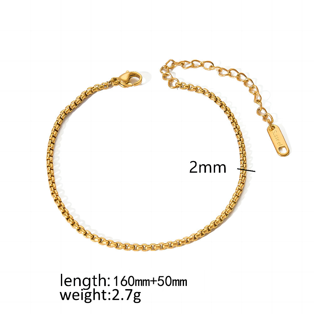 Stylish Women's Minimalist Fashion Bracelet Set for a Chic Look - Image 22